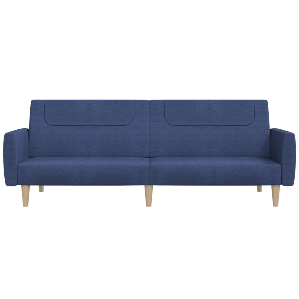 Canapé-lit | Lit simple | Canapé convertible à 2 places bleu tissu CFW51738 - 5