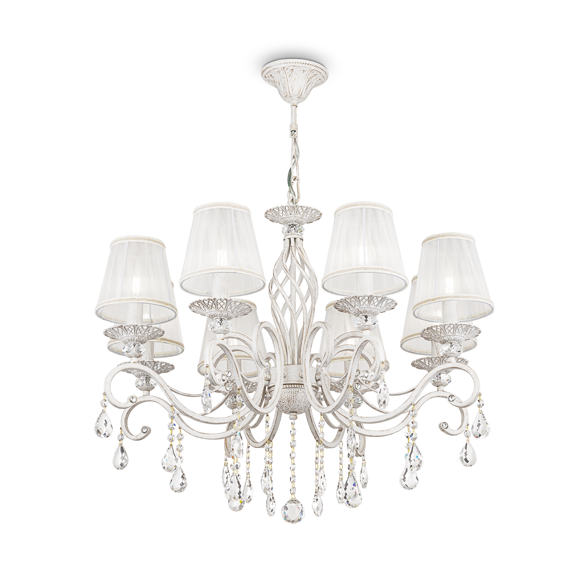 Lampa wisząca Dallas czarna-dymiona 6xG9x28W pionowa szklane kule wym: 170 x 29 x 29 cm szkło Maytoni