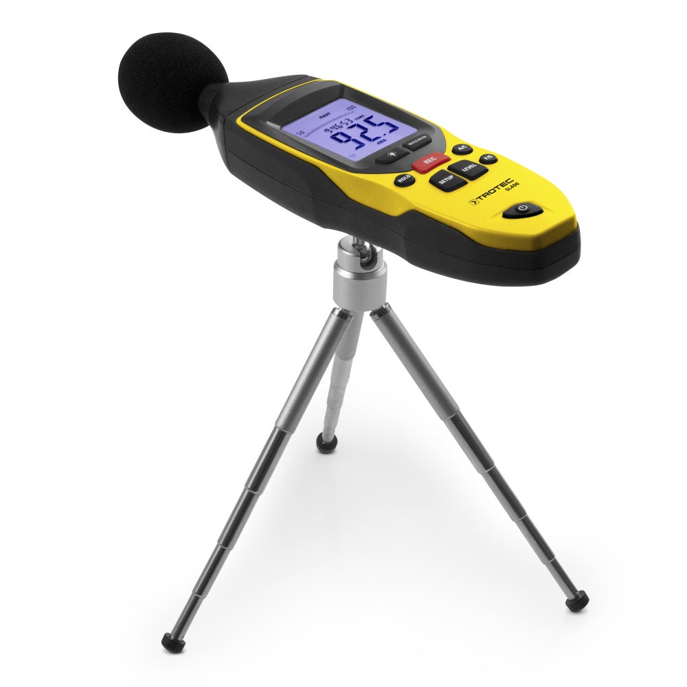 TROTEC Sonomètre SL400 - Appareil de mesure - Bruit - Niveau sonore - Mémoire 32 700 valeurs - 5