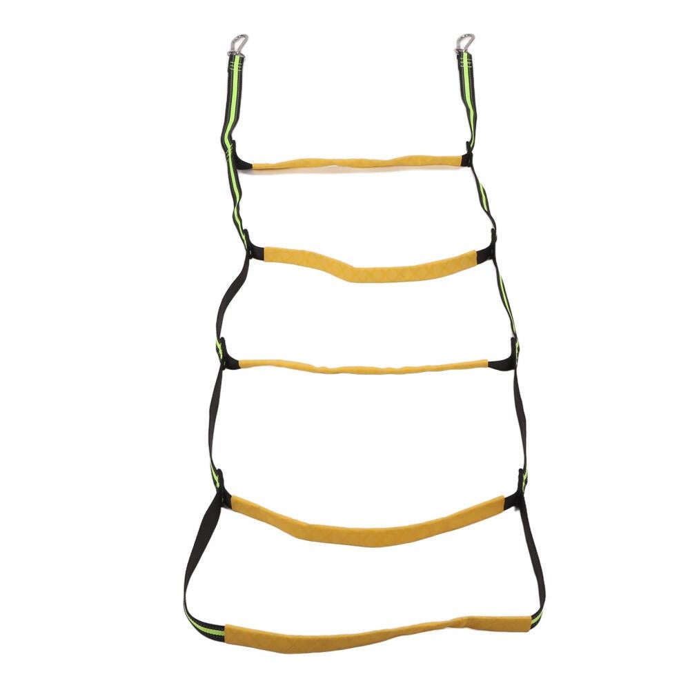 Sonew Échelle Corde Marine 5 Marches Pliable – Nylon Antidérapant, Filets Lumineux Pour Bateau, Kayak, Piscine