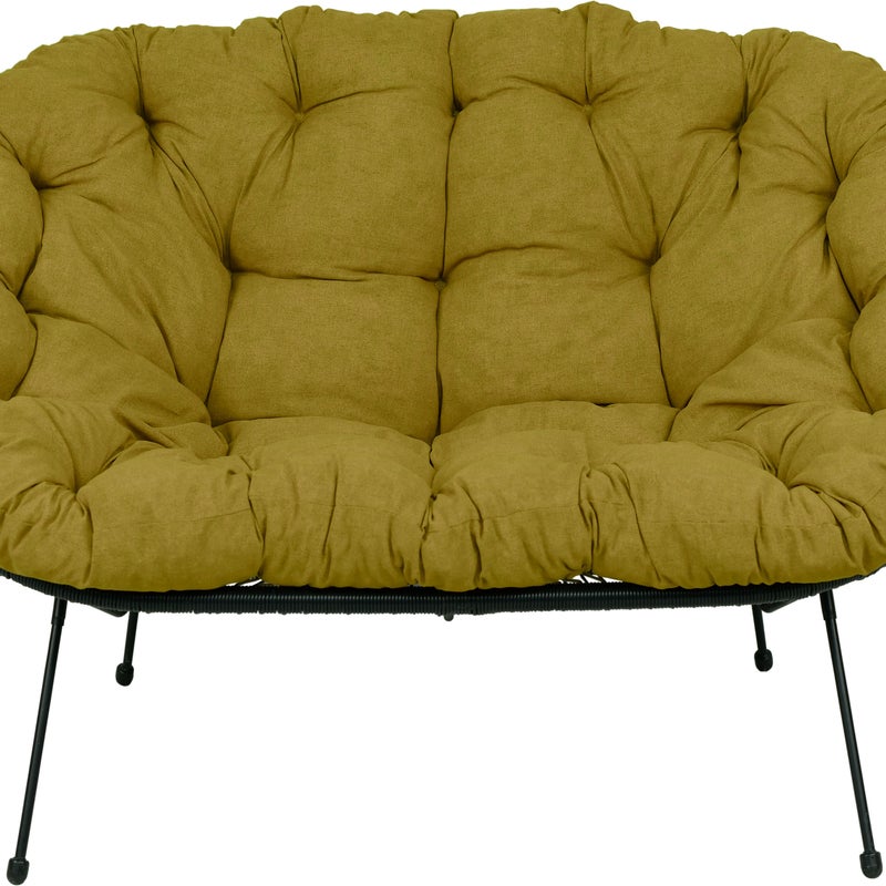 Poduszka na sofę żyłkową AMPO miodowy 1 szt.