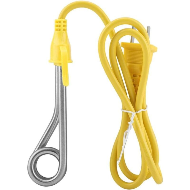 Calentador de inmersión portátil de 600 W, calentador de agua eléctrico instantáneo, para calentar agua hirviendo para café.