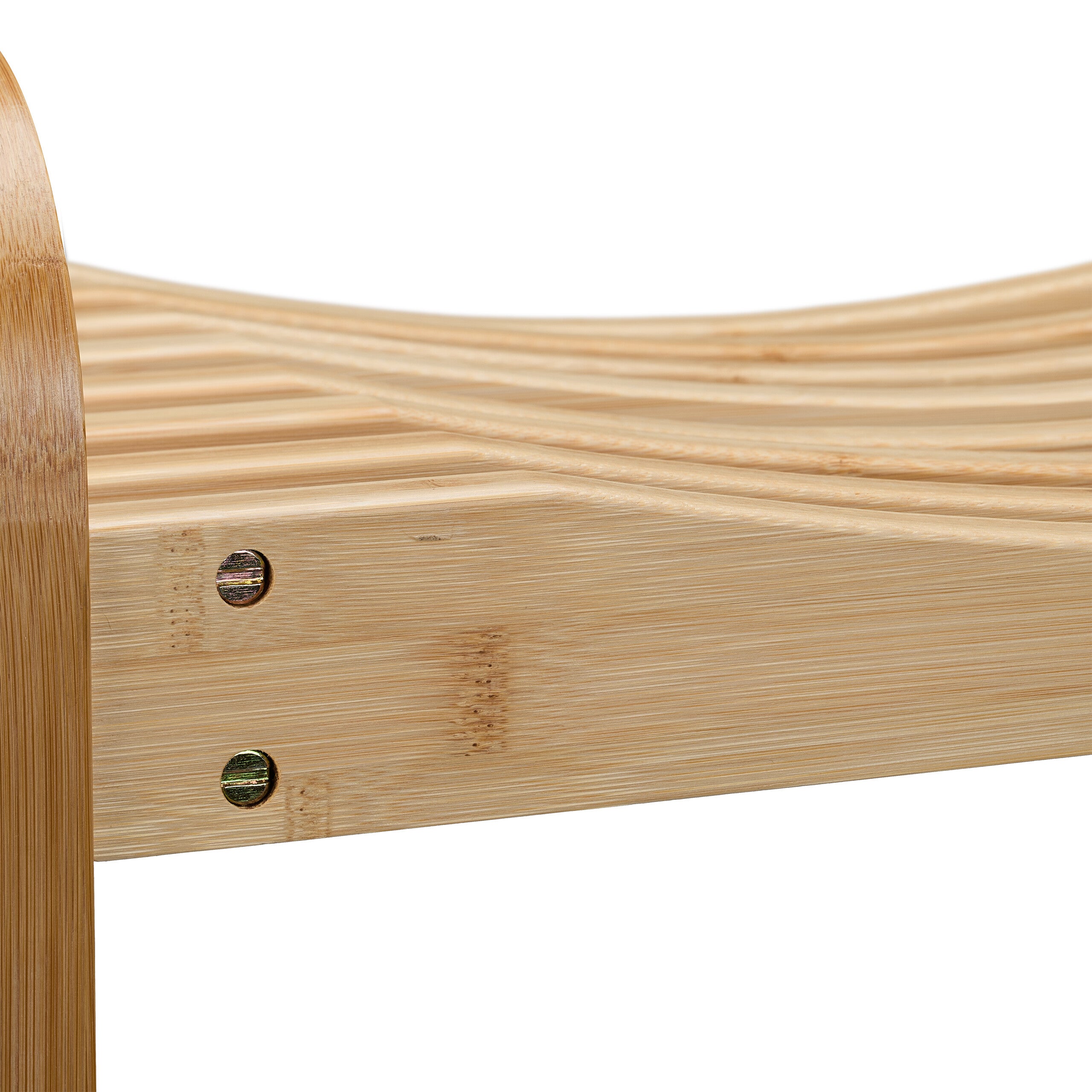Tabouret de salle de bain en bambou, avec poignées, 54 x 65 x 33 cm, assise ergonomique, entrée, nature, Relaxdays - 5