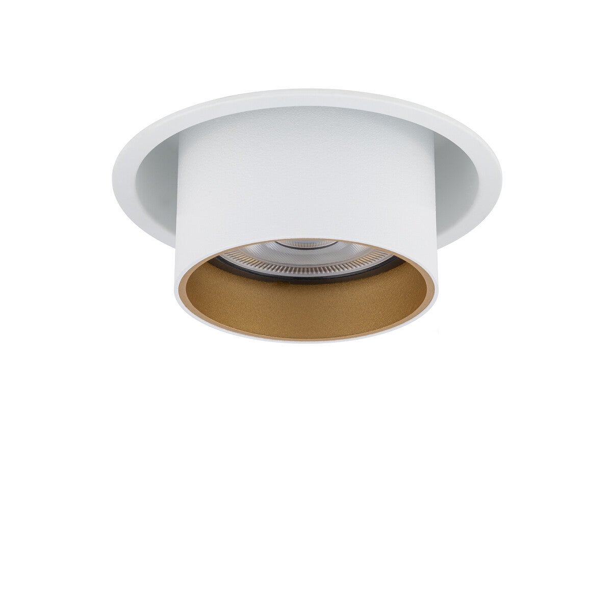 Oprawa sufitowa wpuszczana podtynkowa Mono Slide biało-złota 1xGU10x10W okrągła IP20 wym: 12,5 x 7,3 x 10 cm metal Nowodvorski Lighting - 3
