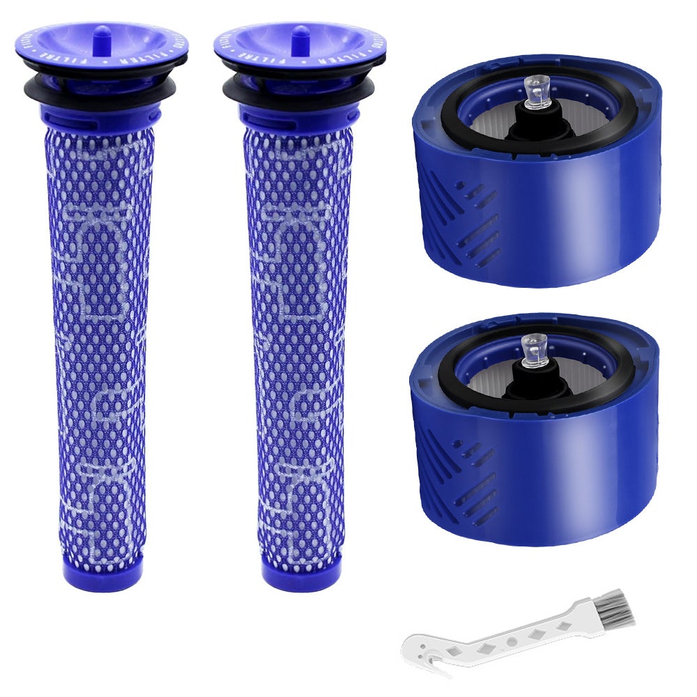Zestaw 2 filtrów do odkurzaczy V6, 2 filtry wstępne V6, kompatybilne z filtrami Dyson V6, części zamienne Absolute Animal do filtra.