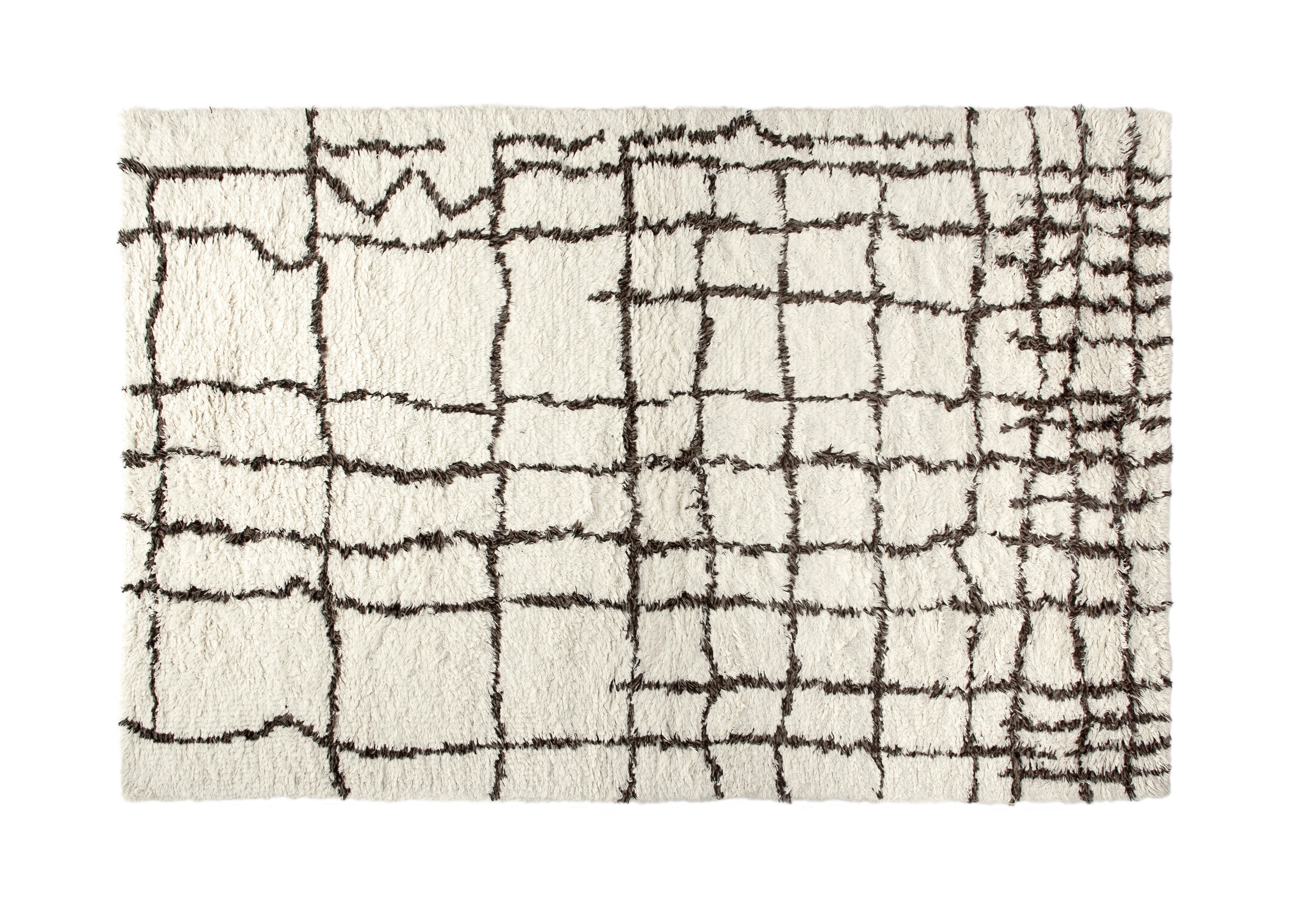 Dywan Berberi Beni 115x65 cm, 100% wełny, miękki i wygodny do salonu, ciepły i elegancki design