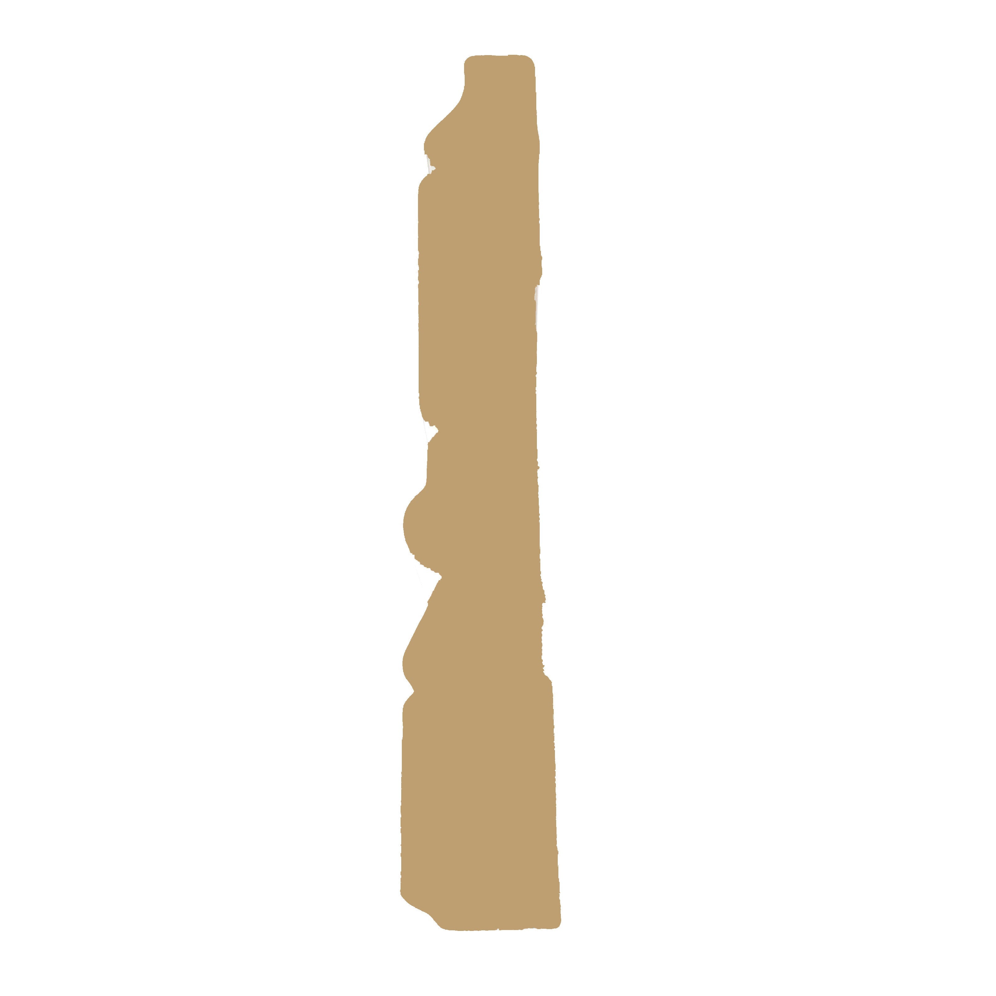 PLINTHE COLONIALE en FIBRE DE BOIS COMPACTE 112X18 BLANC (prix au mètre linéaire) - 3