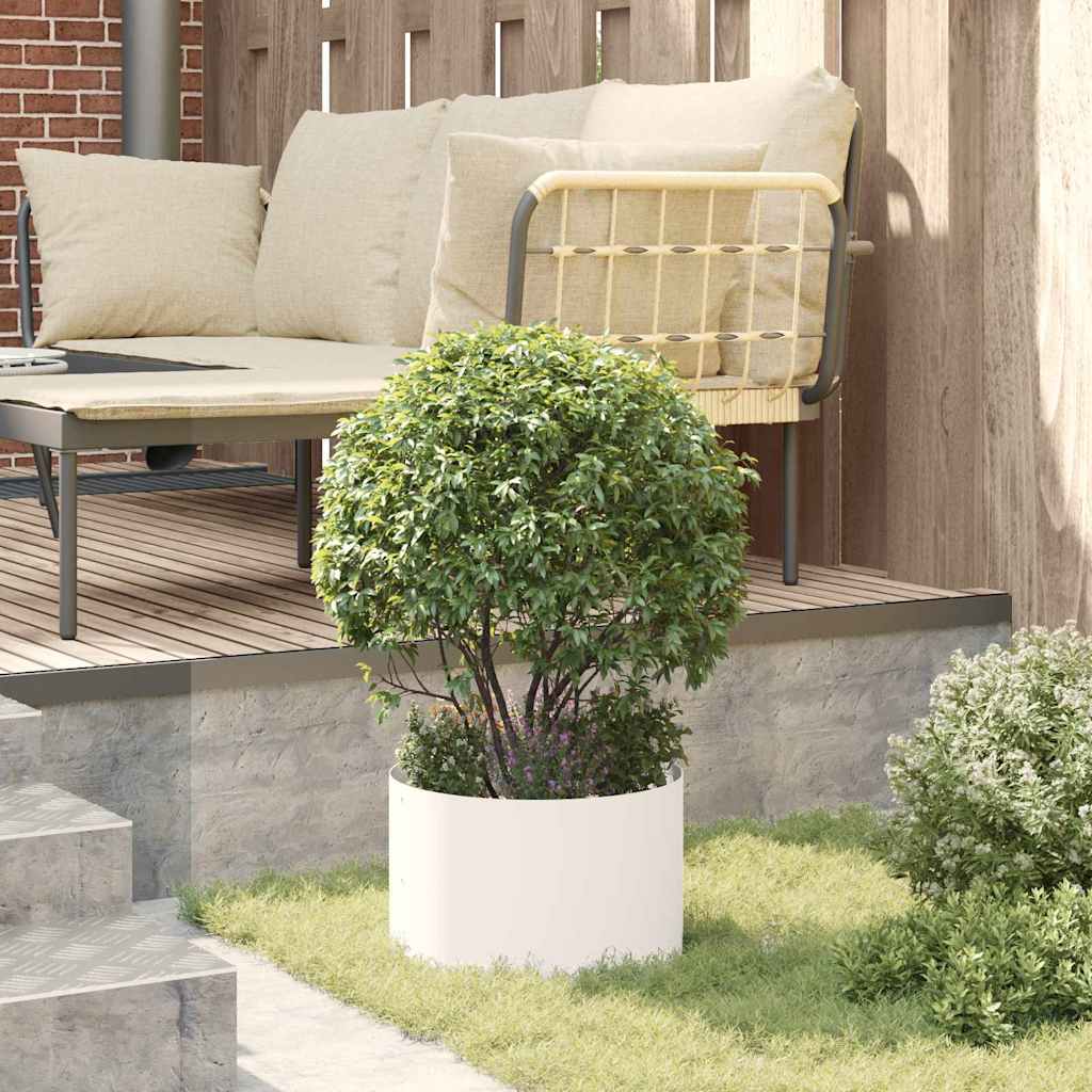 Aro para jardinera blanco 30 x 30 x 20 cm Acero laminado en frío - 4