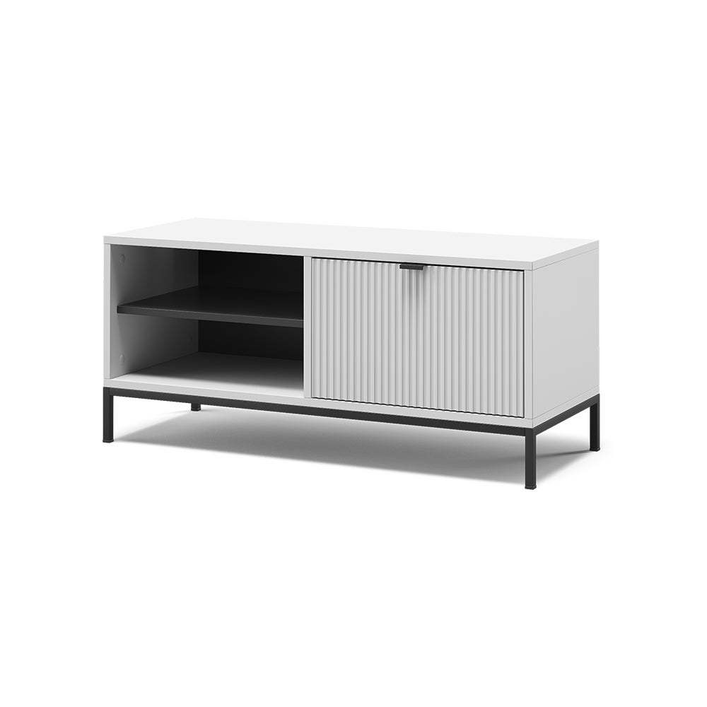 Vicco Ławka na buty Eliza, Biały, 100 x 45 cm z drzwiami składanymi
