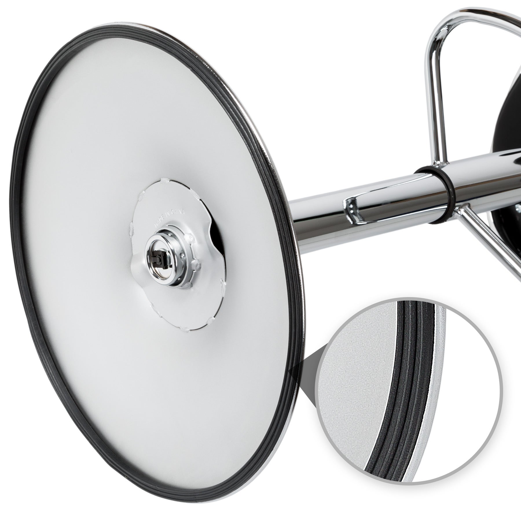 Set di 2 sgabelli da bar in similpelle imbottiti con schienale e rivestiti TECTAKE - 4