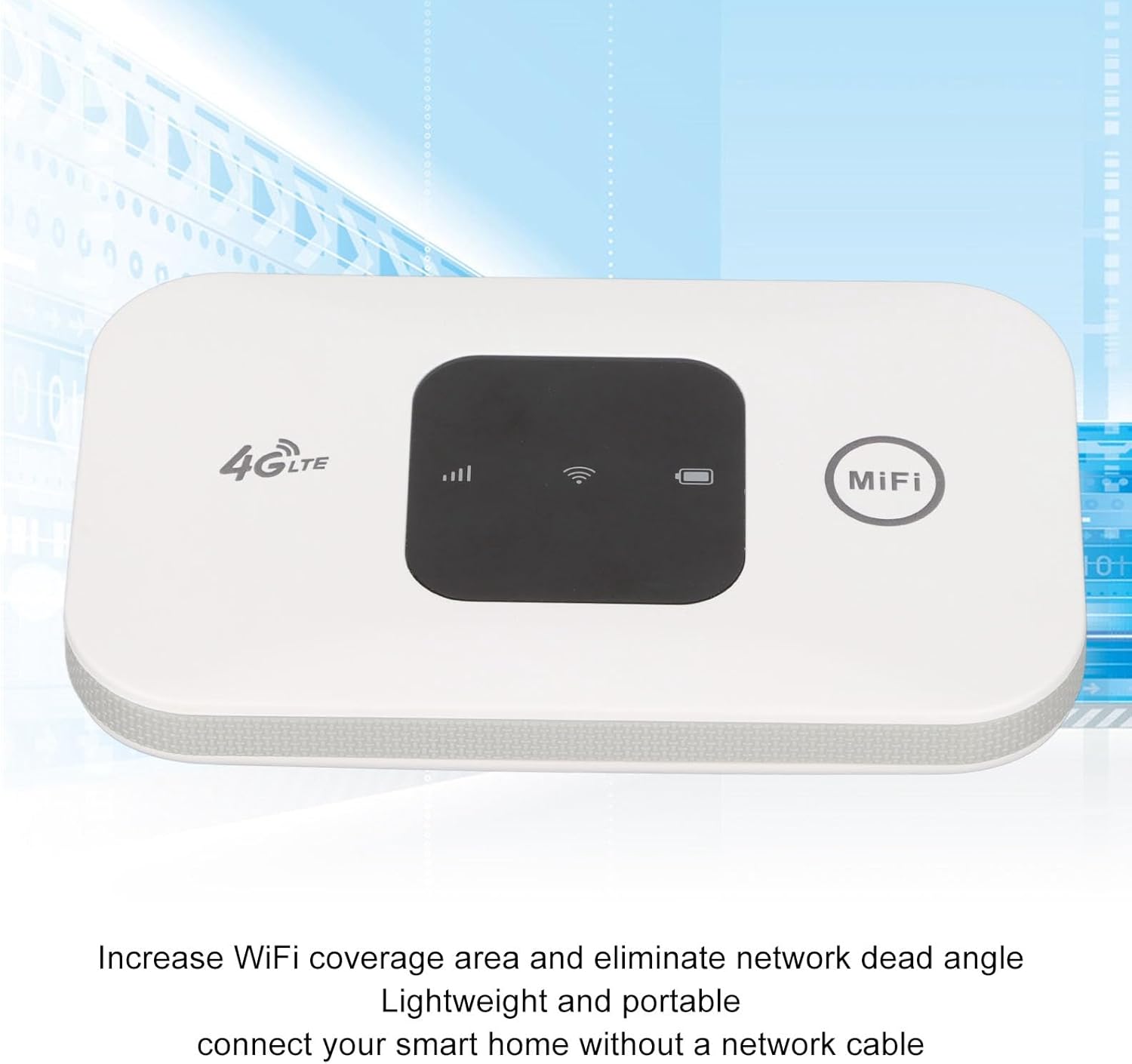 Routeur WiFi Portable pour Les Voyages, WiFi Box Internet Hotspot 150 Mbps Carte SIM Haute Vitesse Routeur 4G Routeur WiFi Portable sans Fil pour Le - 4