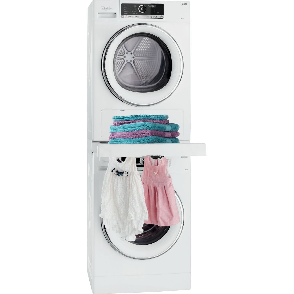 Kit de superposition WPRO SKP101 universel lave-linge/sèche-linge - 5