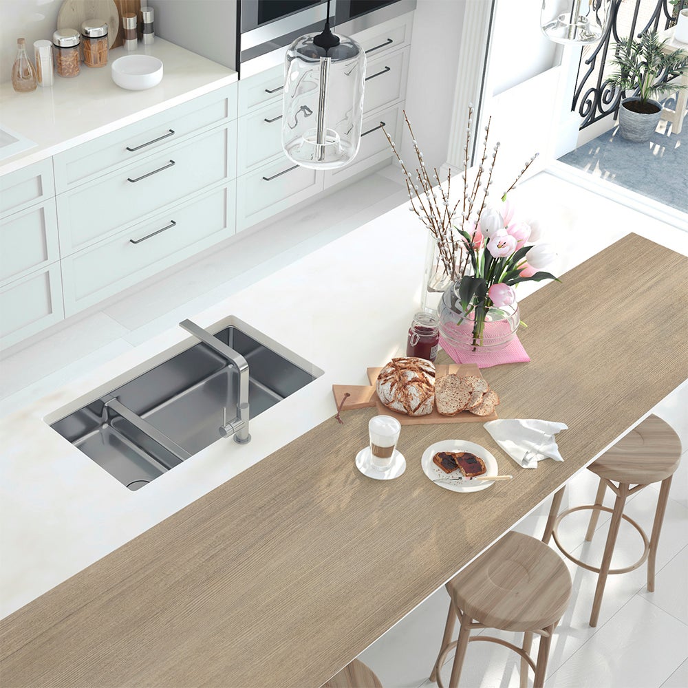 Vinilo autoadhesivo en rollo, removible y con tintas eco modelo madera tremp nut 200x100 cm