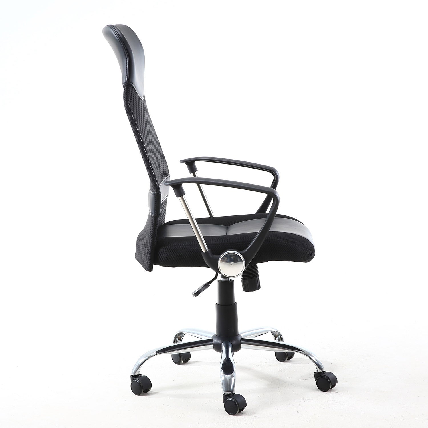 Sillón de Oficina Campus Rejilla, Color Negro, Altura Ajustable - 3