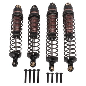 Alomejor Amortisseur Avant Arrière RC, 4 Amortisseurs Haute Résistance Pour Voiture 1/8 RC (Bleu