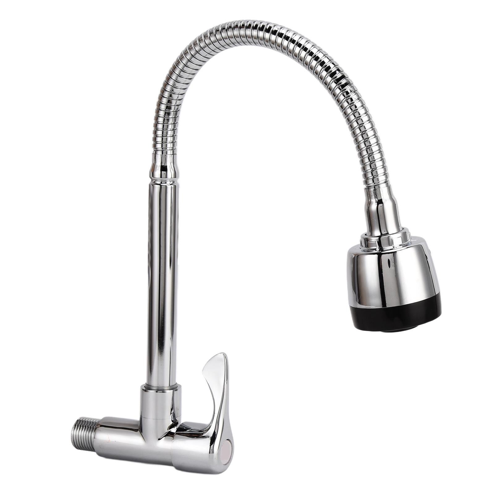 Cuisinés de robinet ,Cuisine Robinet d'Évier à Arc Élevé pulvérisateur escamotable 2 Modes de