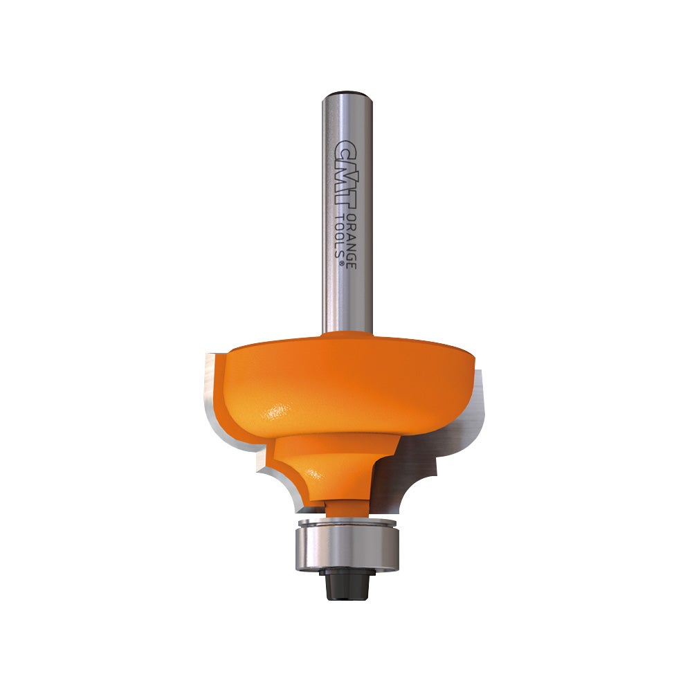 CMT 837.850.11 Fresa Convex A Raggio Con Cuscinetto – HM, D=38.1mm R=12.7mm, Coda 12.7mm