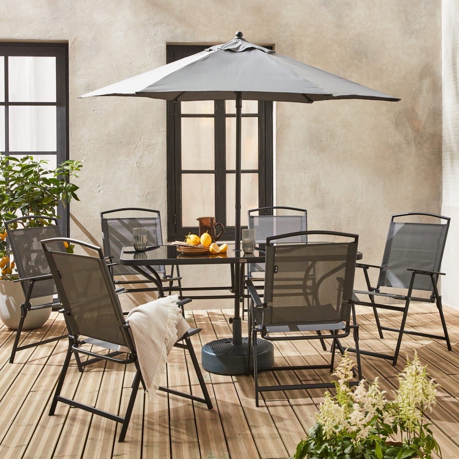 Tappo Per Foro Ombrellone Da Tavolo Giardino – Set In Plastica, Universale, Nuovo - Foto 2