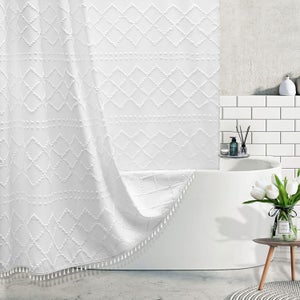 Set di tende da doccia per bagno, 180,3 x 180,3 cm, stile