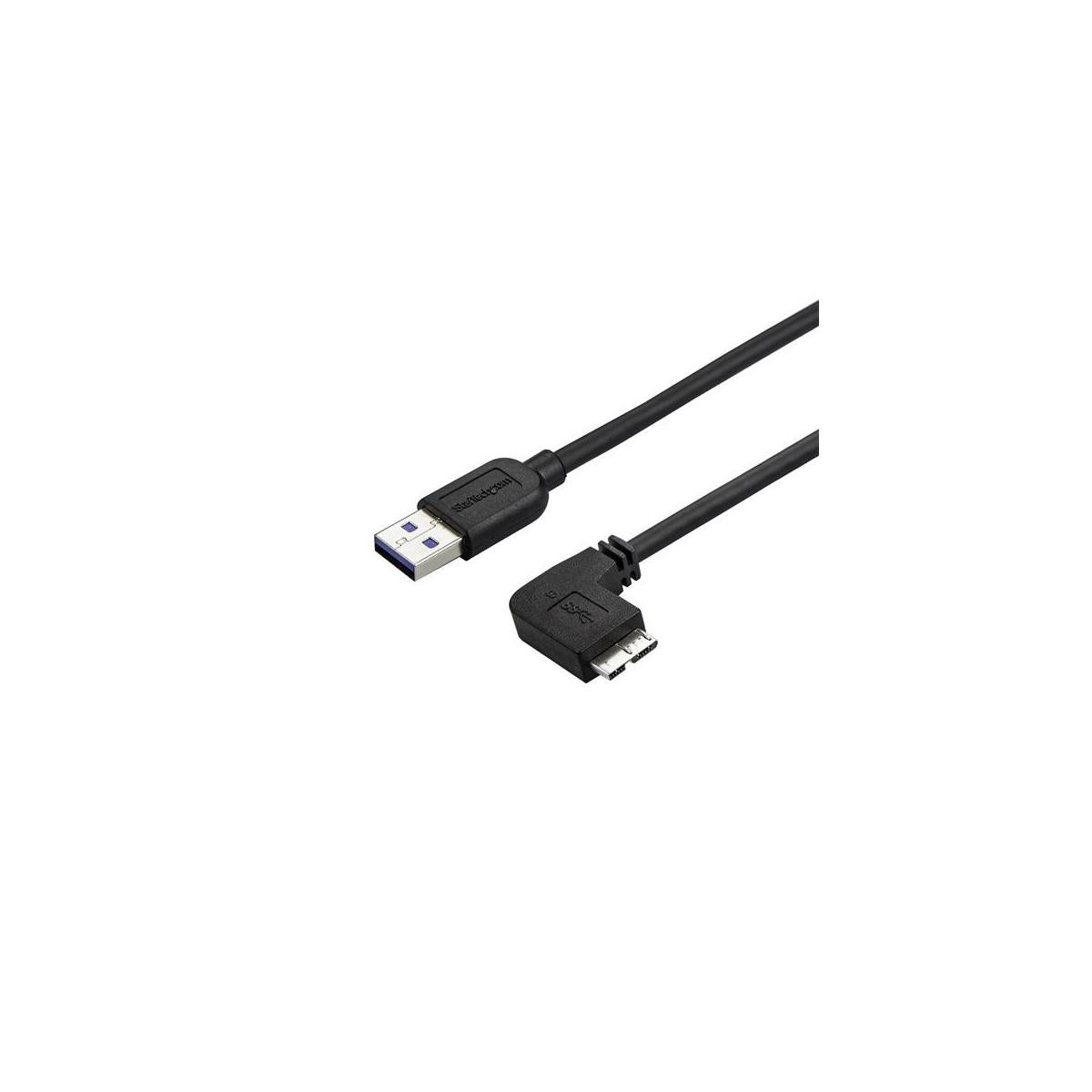 Cavo USB3.2 USB-C™ M 90° a USB tipo A M 2m Nero