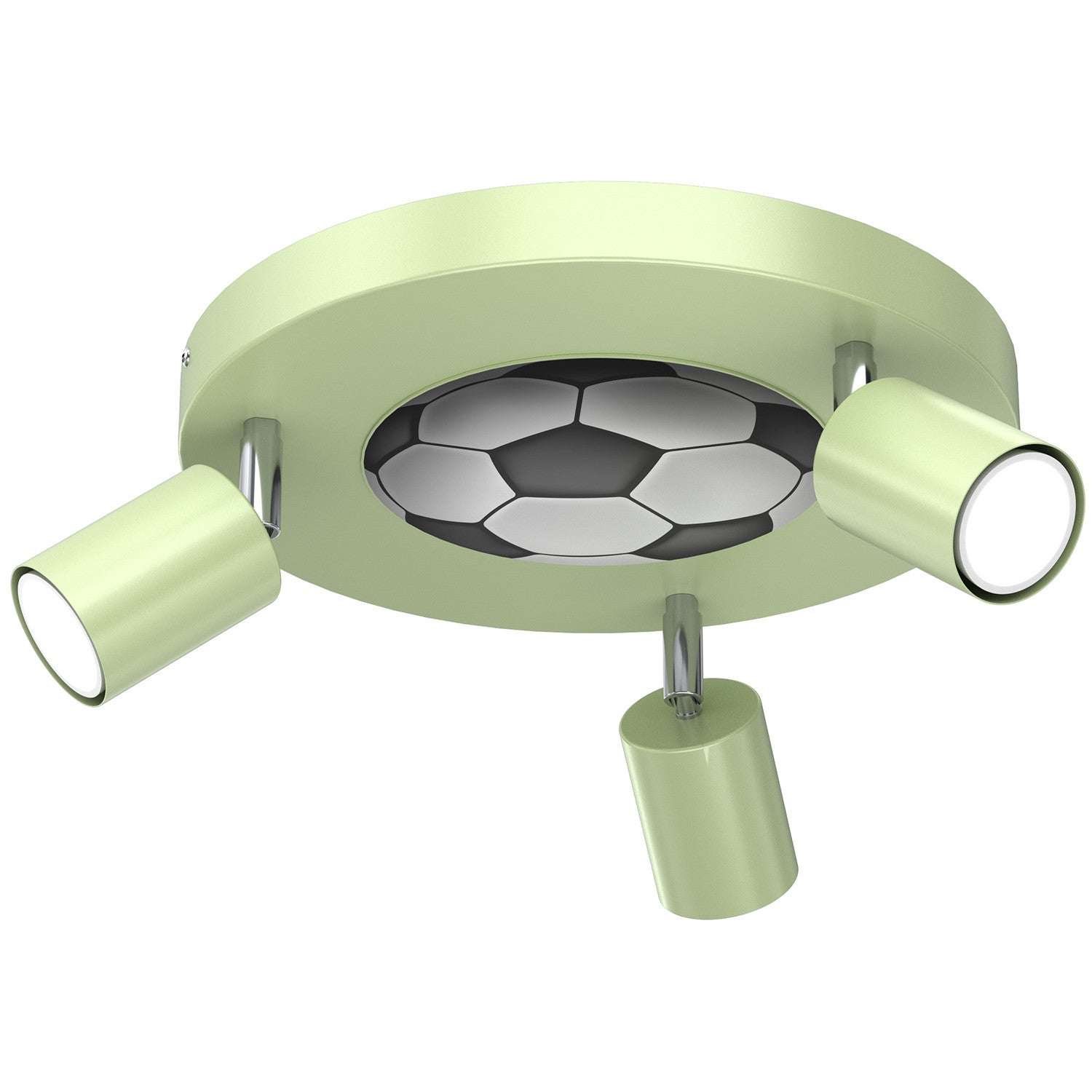 Lampa sufitowa wisząca Fun zielono-biała-czarna 3xGU10x8W wym: 10,5 x 30 x 30 cm metal Luminex