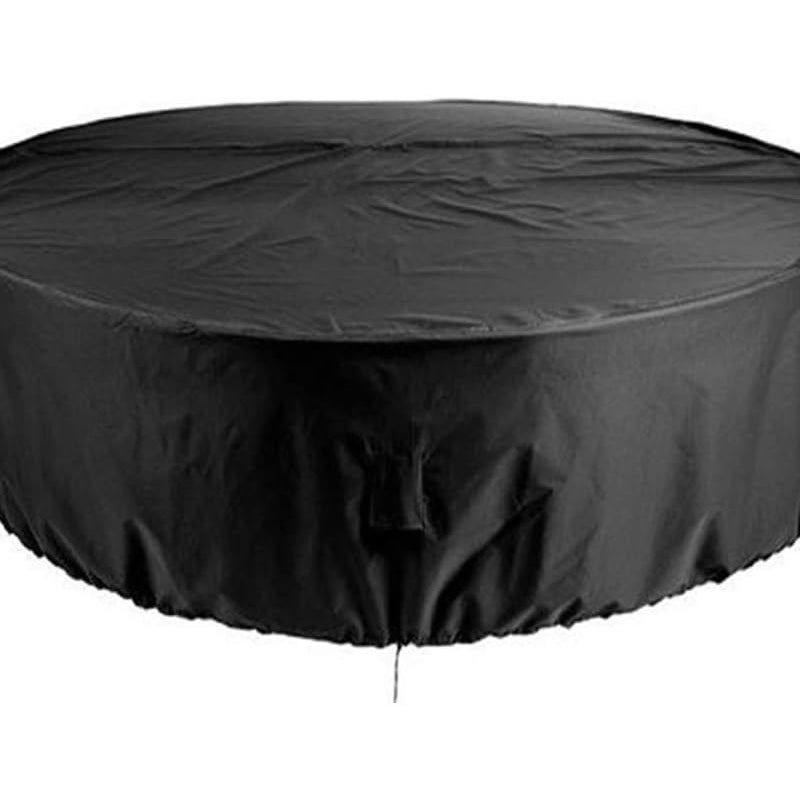 Pokrowiec ochronny na meble ogrodowe, gruby i wodoodporny okrągły pokrowiec na stół ogrodowy, odpowiedni do mebli ogrodowych i tarasowych.