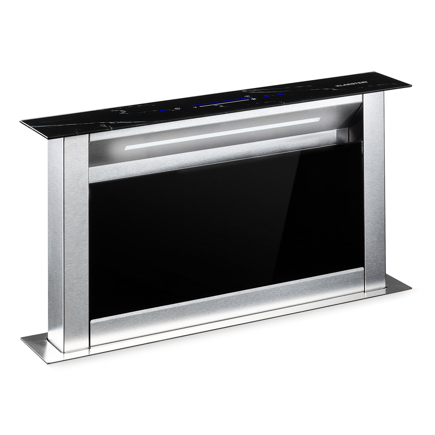 Klarstein Royal Flush Eco Campana Extractora 60 Cm 604 M³/H A+ Mármol Negro , Leroy Merlin