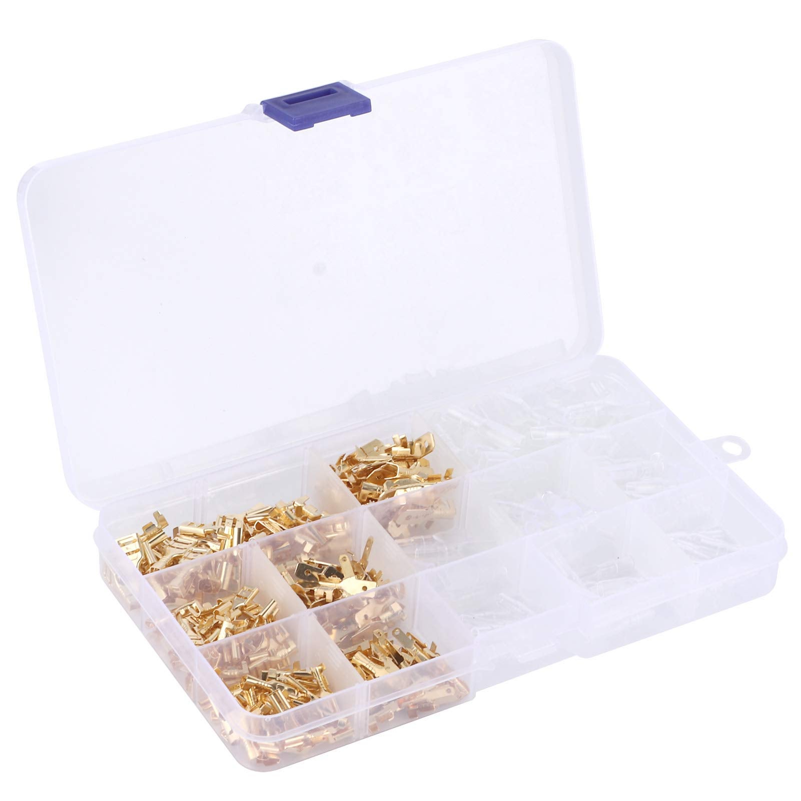 315 pezzi terminali per cavi connettori elettrici maschio femmina forniture industriali 2,8/4,8/6,3 mm - 4