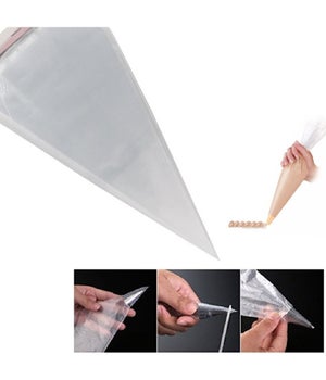 Sacchetti Monouso Smoothy Per Pasticceria - 100 Pezzi Trasparenti In Plastica PE - Foto 8