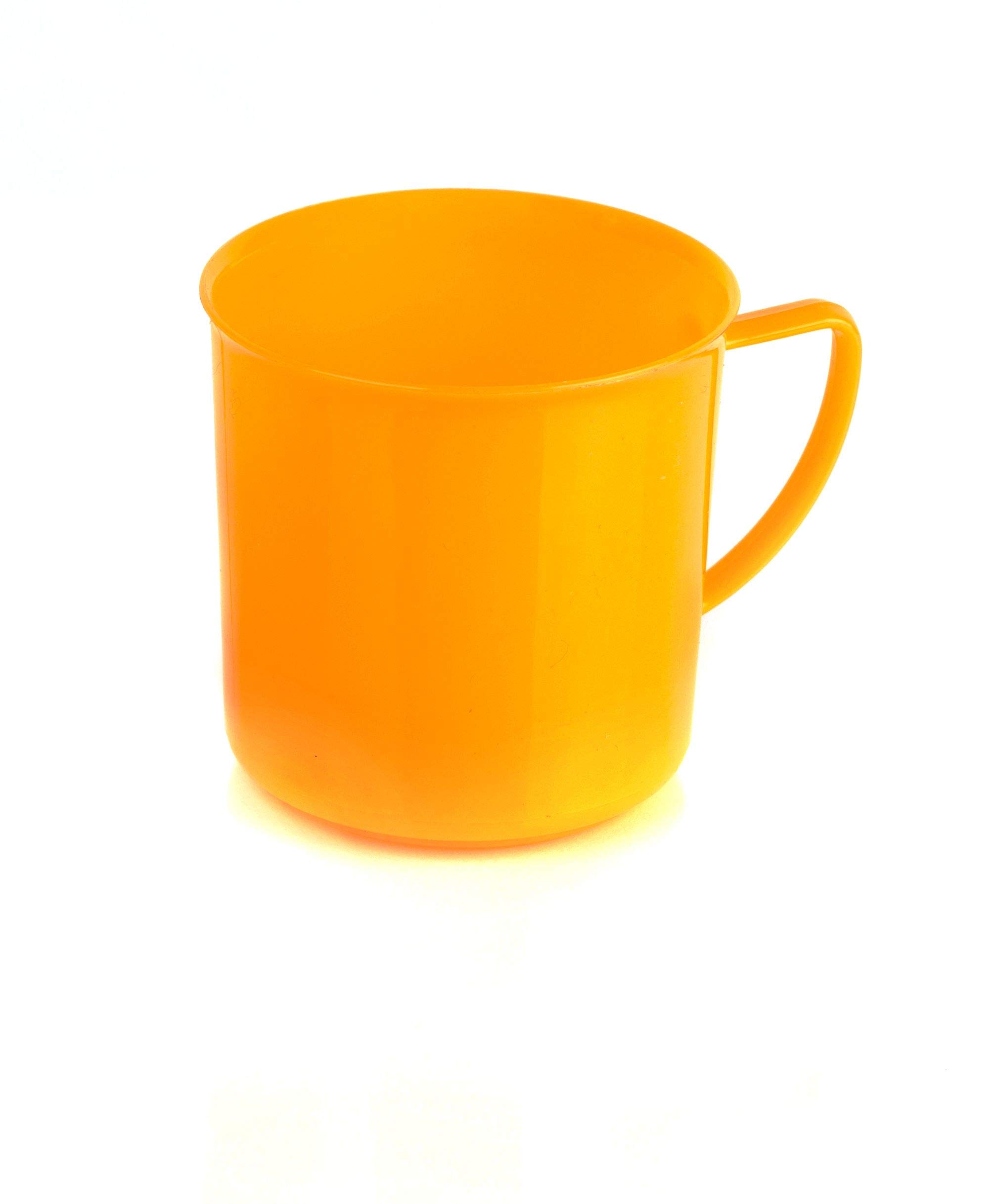 Stoviglie Per Picnic E Giardino Kimmel Taza Con Asa Grande (plástico, 330 Ml), Color Rojo Bicchiere Plastica Con Manico