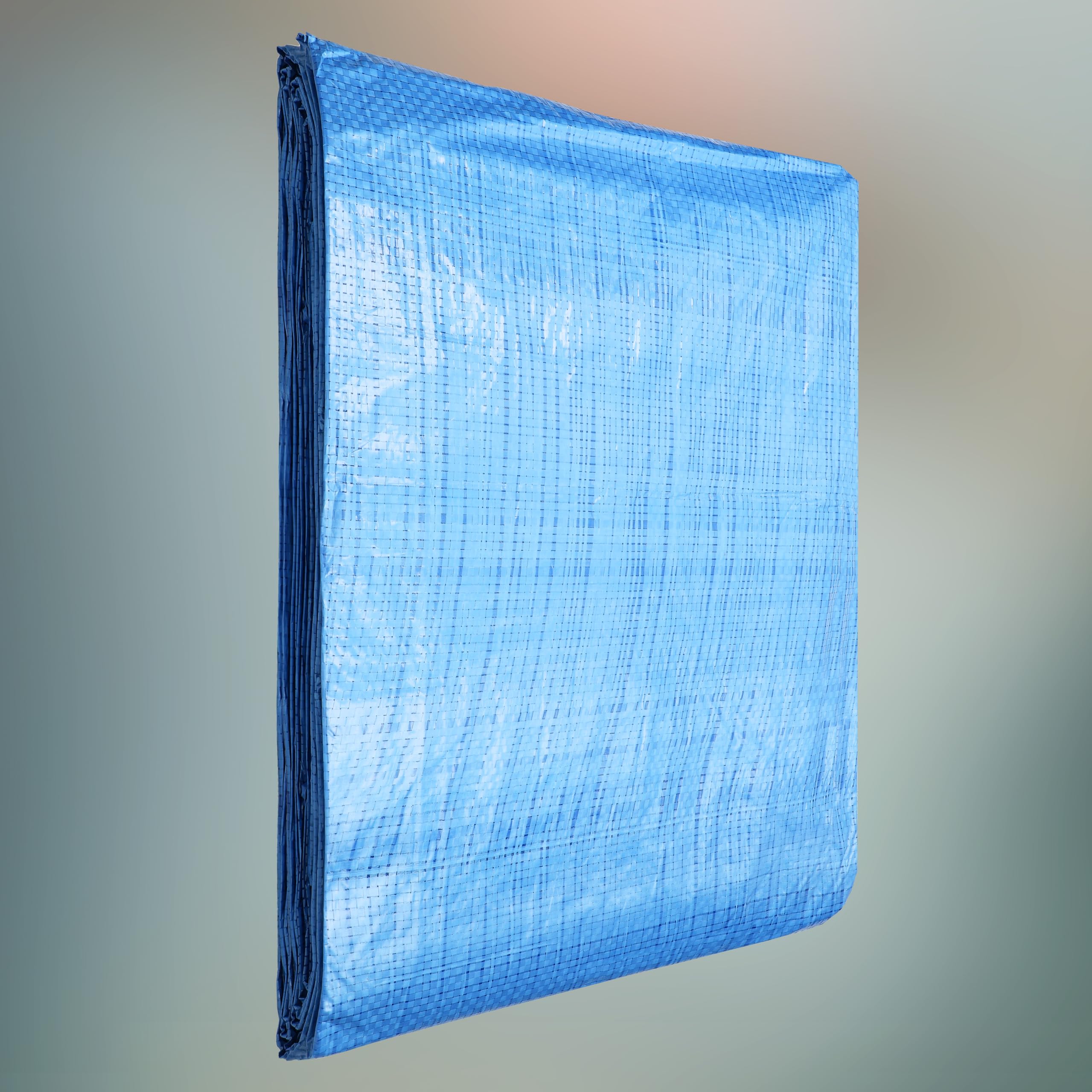 Bâche de Protection en Tissu - 2 x 2 m - Bleu 75 g/m² - avec Œillets Renforcés, Étanche et Indéchirable - KOTARBAU - 8