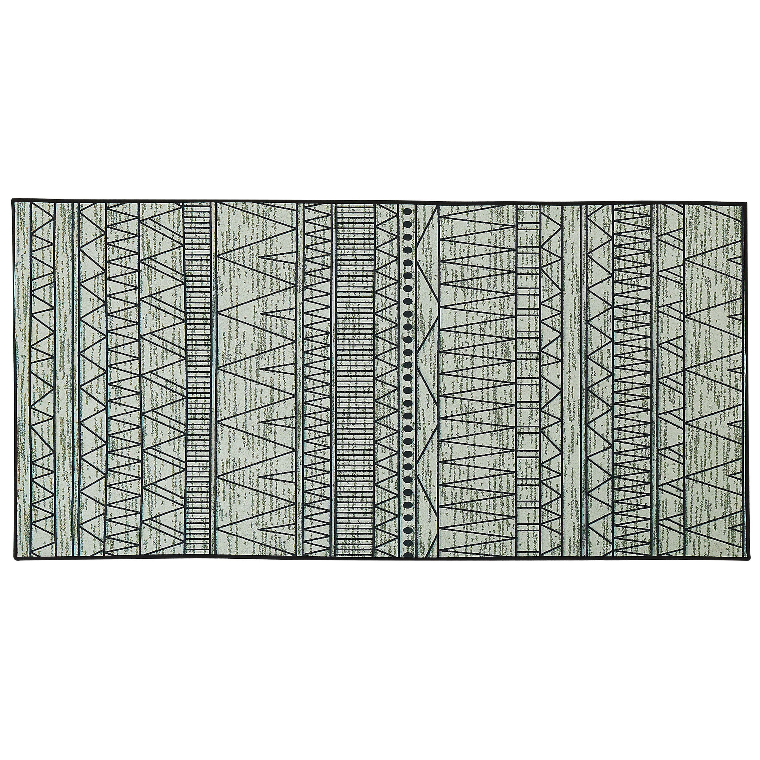 Covor KEBAN Negru 80 x 150 cm