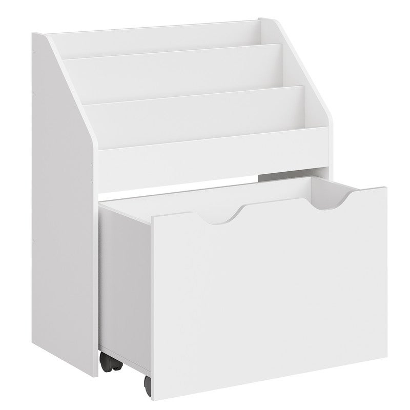 Bibliothèque Enfant Vicco Luigi - 6 Étages Blanc, 114x107x31 Cm - À Assembler