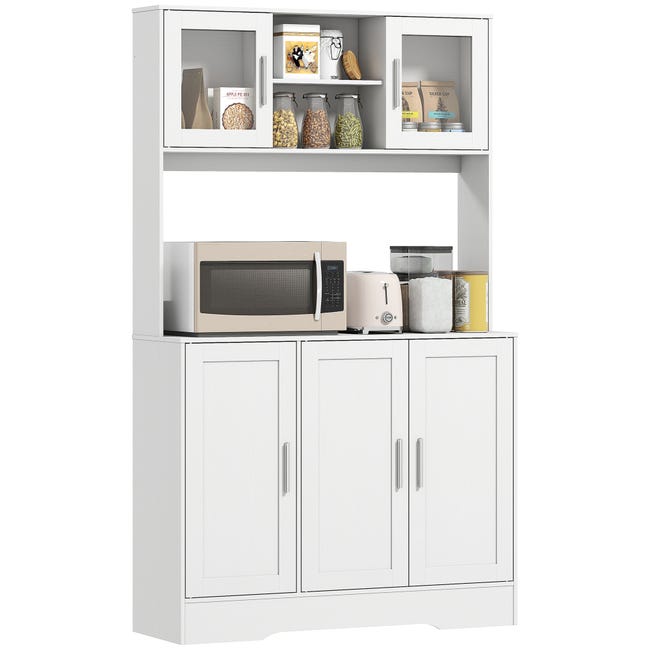 Meuble de cuisine,design scandinave,4 placards,étagères réglables ...