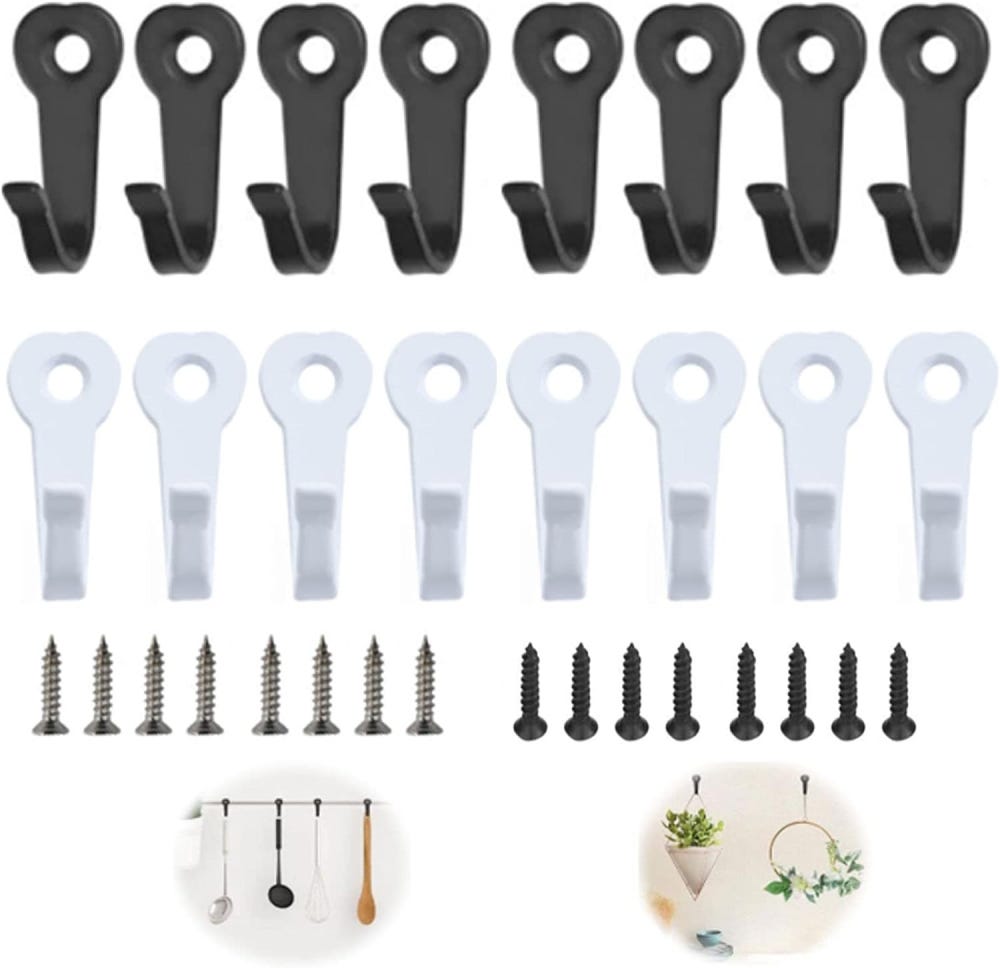 GUWINA 6 Pezzi Nero Rotondo Appendiabiti da Muro, Minimalismo Ganci Cucina Muro Multiuso Ganci Appendiabiti Da Parete Per Appendere Asciugamani Borse Cappelli, Attaccapanni da Parete Singolo Con Vite GUWINA 6 Pezzi Nero Rotondo Appendiabiti da Muro, Minimalismo Ganci Cucina Muro Multiuso Ganci Appendiabiti Da Parete Per Appendere Asciugamani Borse Cappelli, Attaccapanni da Parete Singolo Con Vite