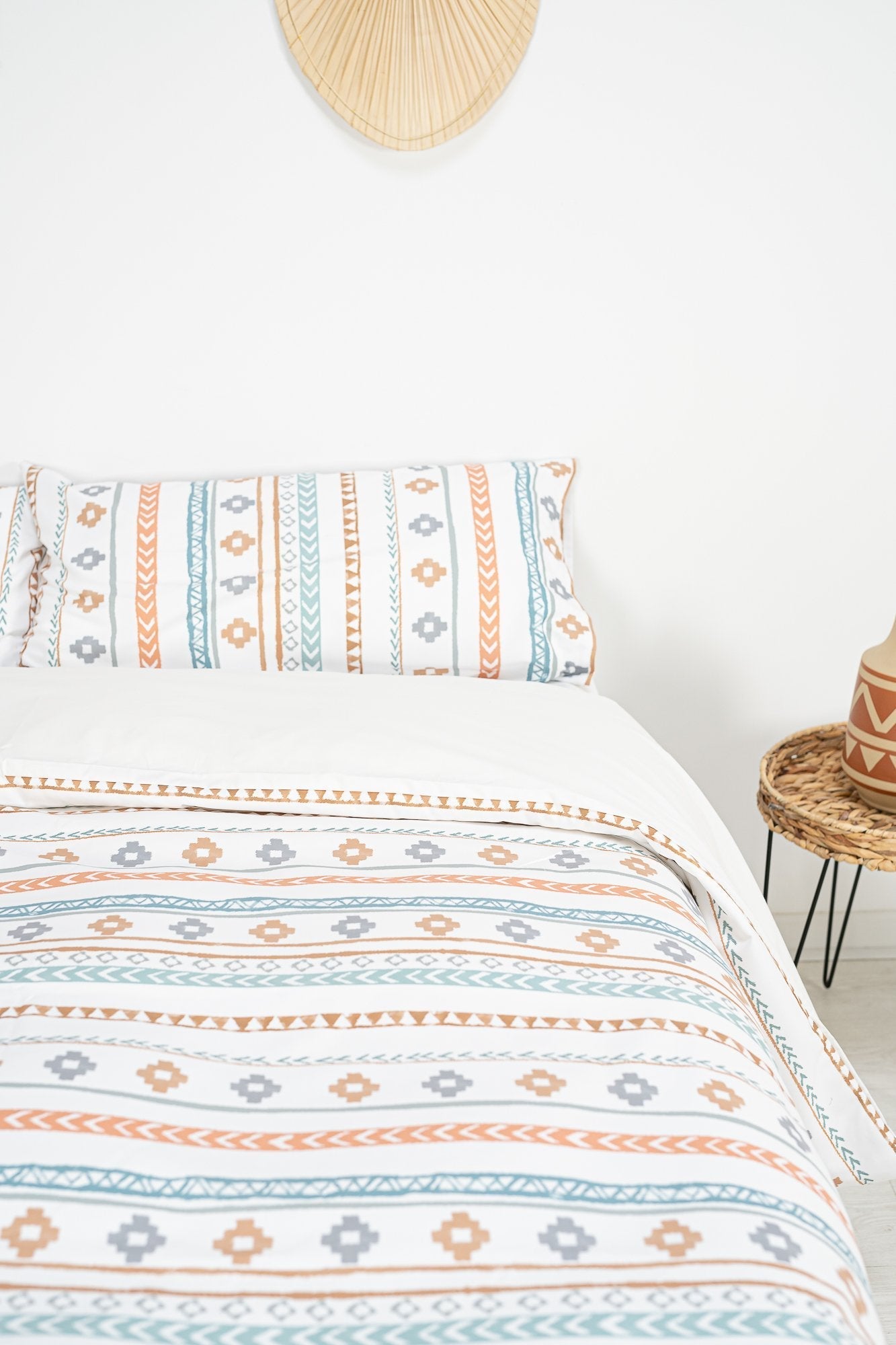 Capa de edredão Hipster Cama180 (270X270) Branco | Leroy Merlin