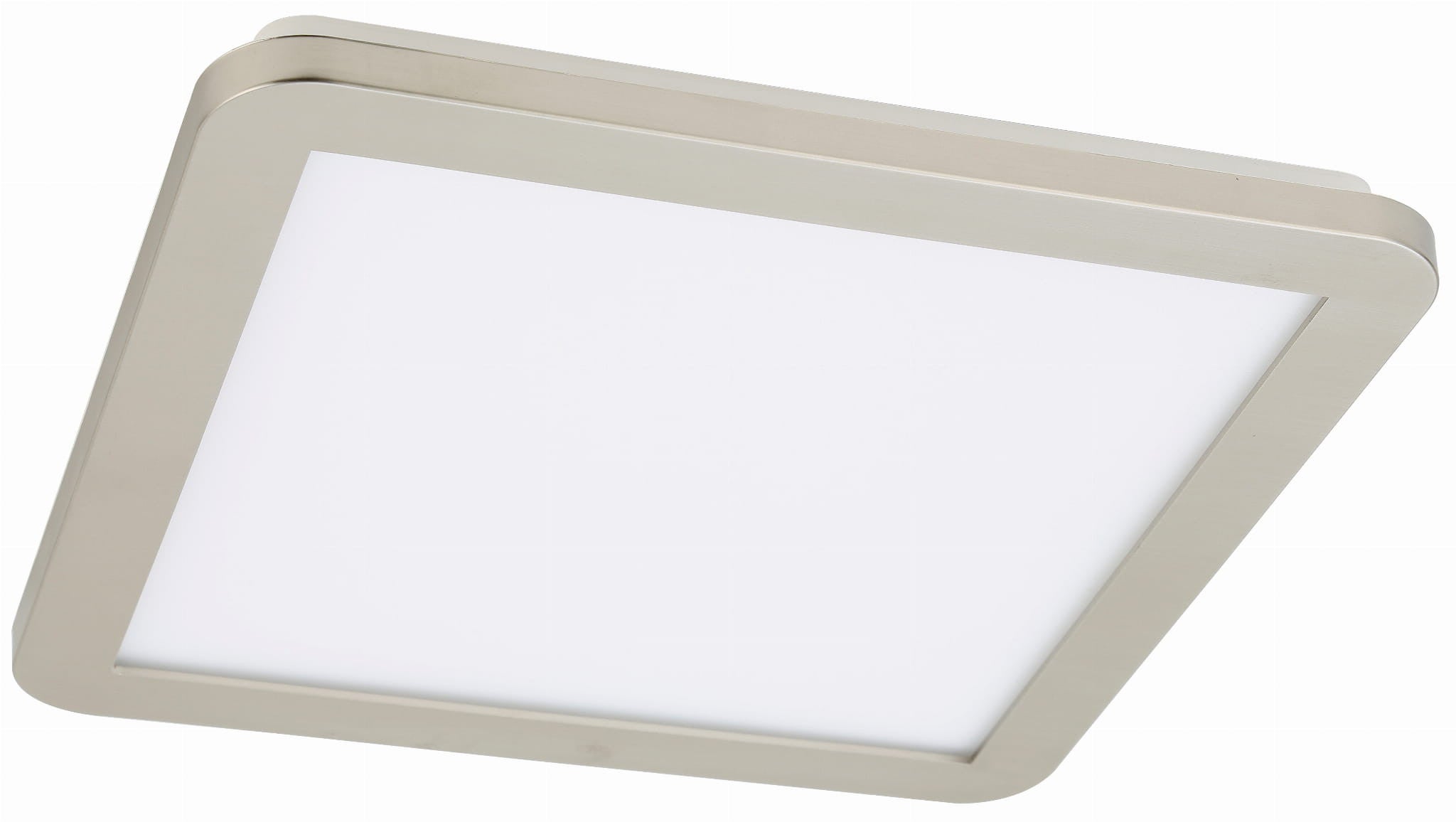 Plafon Nexit kwadratowy srebrno-biały LED 18W 3000K 1480lm wym: 2 x 30 cm IP44 akryl Candellux