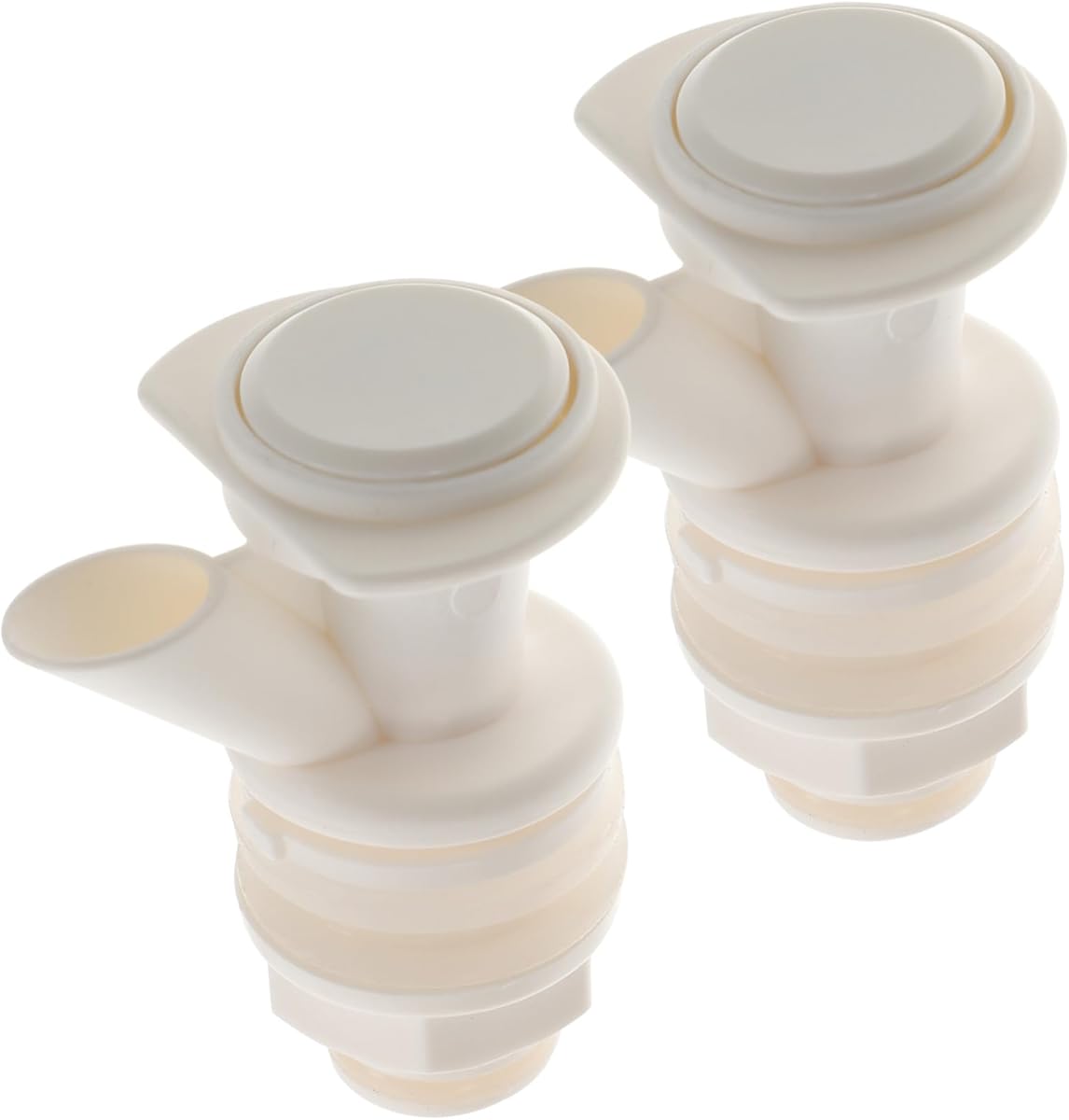 (20×20×60mm) 2-częściowy dozownik wody z przyciskiem, kran, dystrybutor wody z kranem, dystrybutor wody z kranem, akcesoria do fontanny wodnej, biały