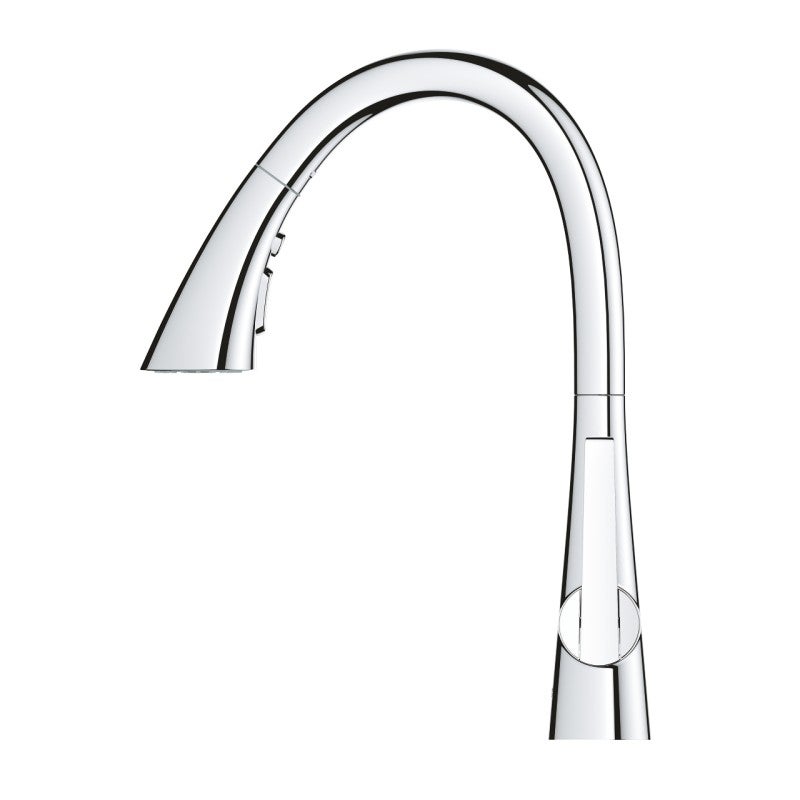 Grohe Zedra single-lever sink mixer, projection 231mm, 3-jet, MagneticDocking, pull-out, swivelling, 32294002