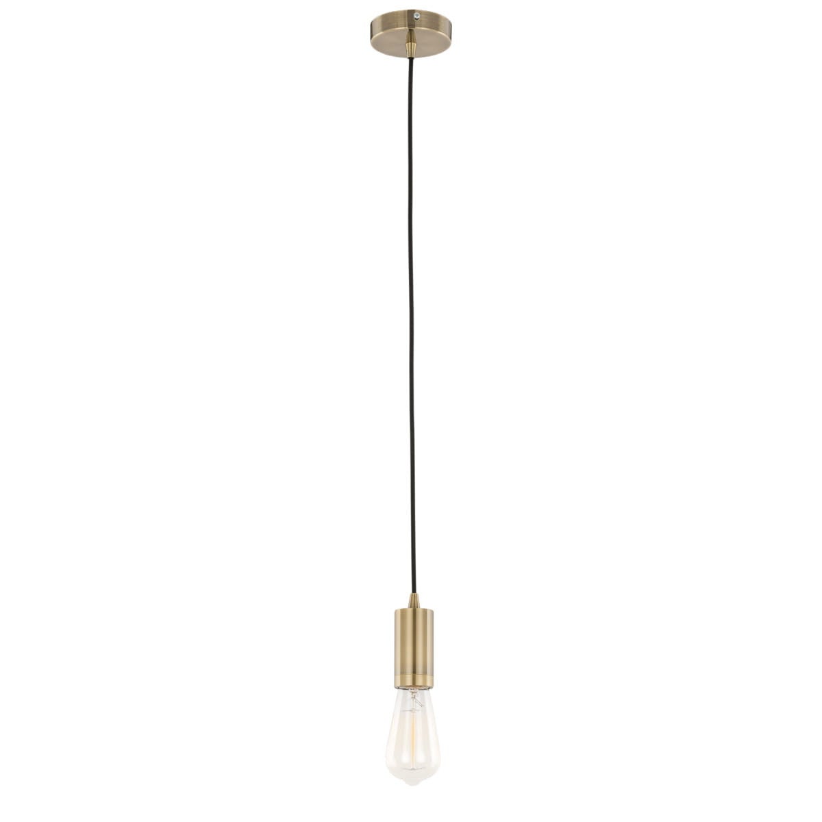 Lampa wisząca Moderna brąz antyczny 1xE27x60W wym: 150 x 4,7 x 4,7 cm aluminium Italux