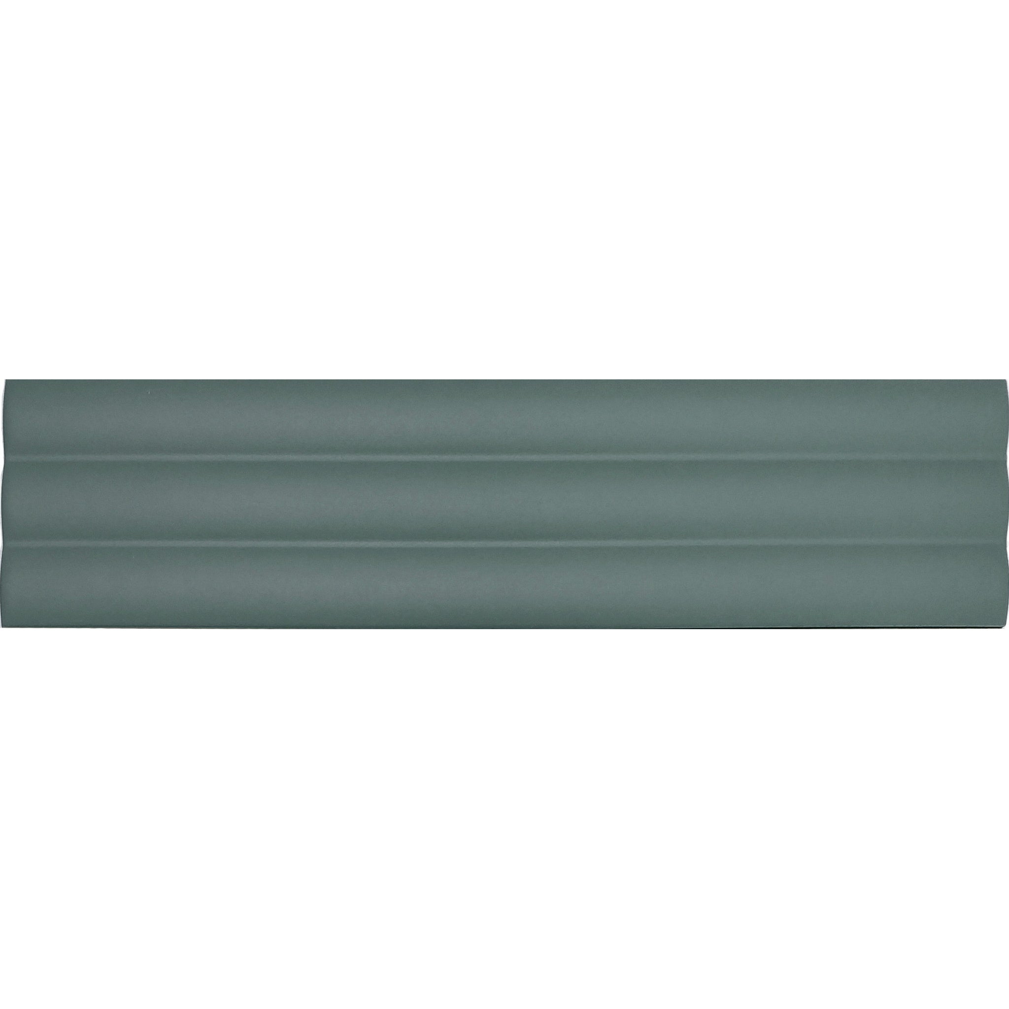 Matowa płytka ścienna z reliefem, niebieska, Acanto 10x40 cm Reeded Baltic Blue