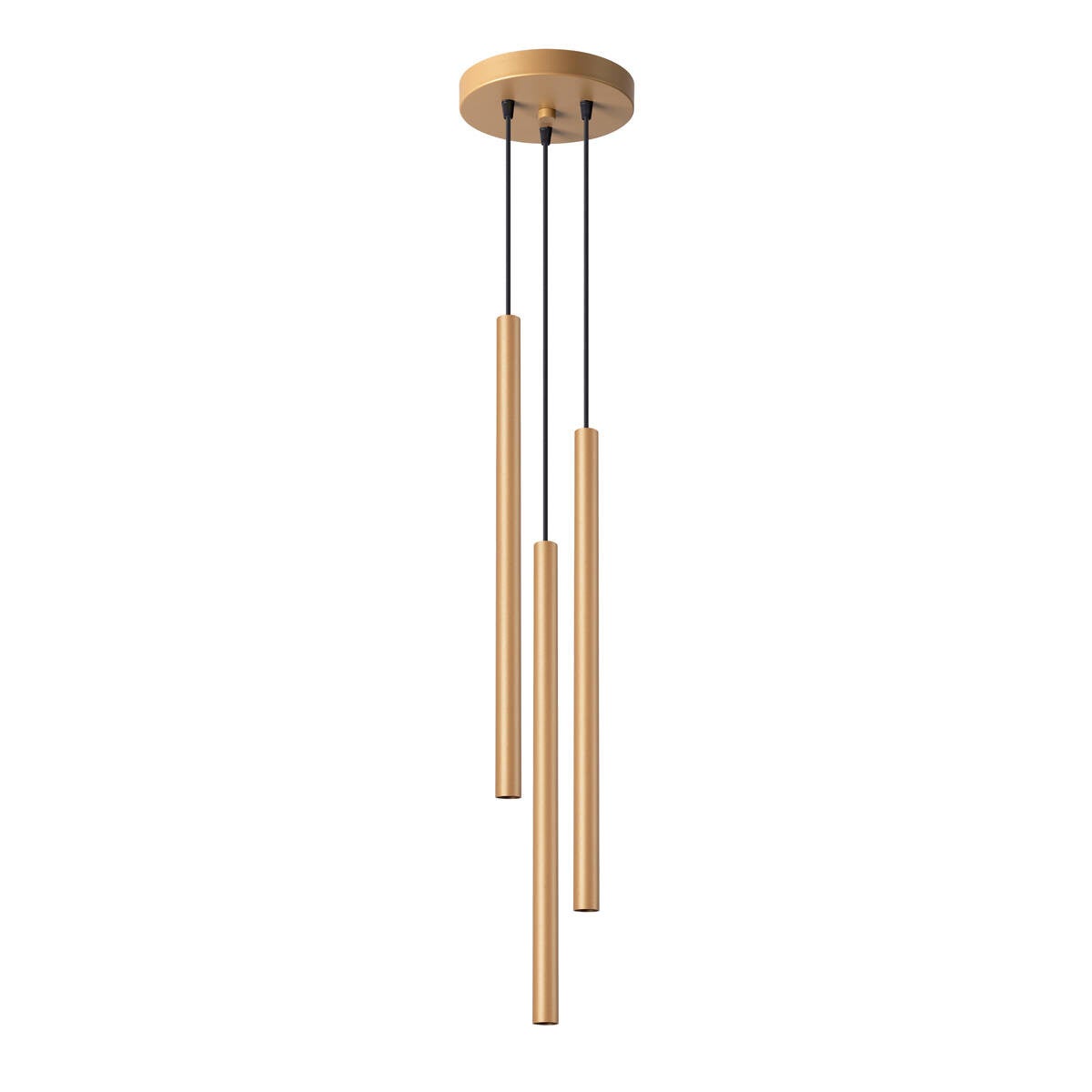 Lampa wisząca Pastelo złota 3xG9x8W wym: 115 x 20 x 20 cm metal Sollux Lighting