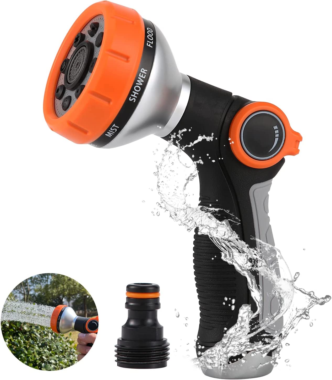 KYLOS Attacchi Rapidi Raccordi Per Tubo Da Giardino, Connettore Per Tubo Flessibile In Ottone Da 1/2, Connettore Rapido Per Rubinetto Tubo Da