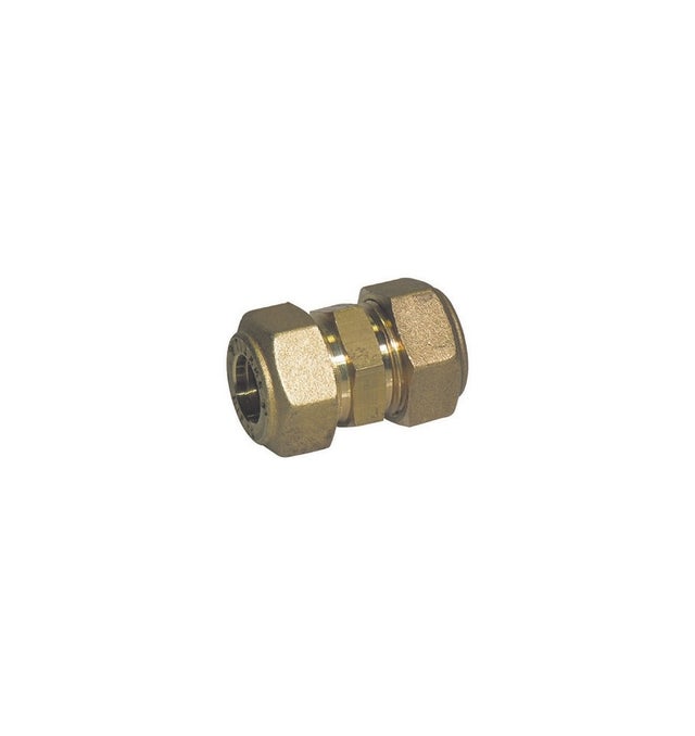 RACCORDO DIRITTO INTERMEDIO DOPPIO O-RING TIEMME GAS12 -CONF