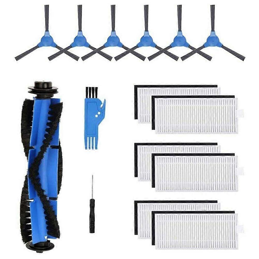 Kit Accessoires Aspirateur Robot Eureka E20 Plus - Brosses Principales, Latérales Et Filtres | 13 Pièces