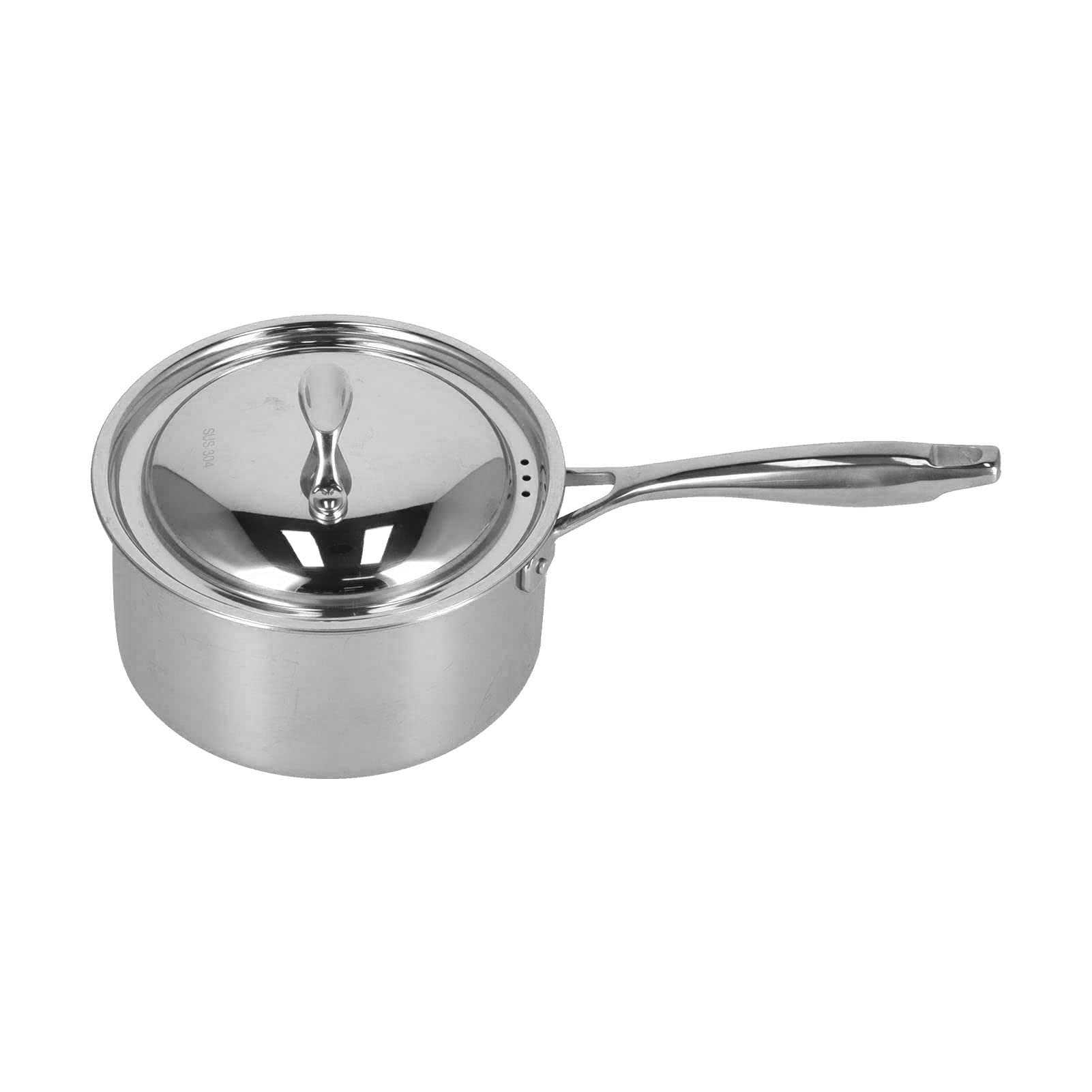 Teglia Per Salsa In Acciaio Inossidabile 3 Pezzi - Pentolino Antiaderente Per Latte E Tè - Resistente Alle Alte Temperature (13x7x5.5 Cm) - 3