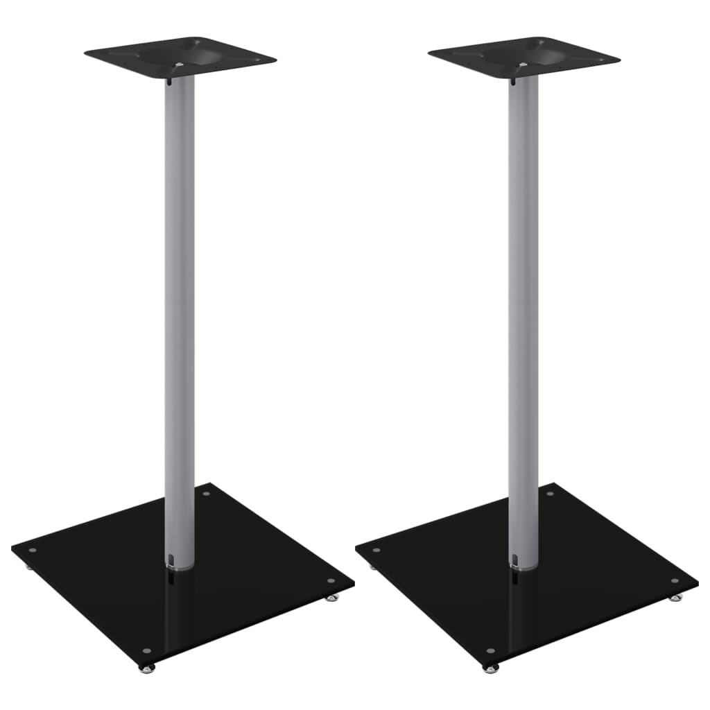 Lot De 2 Supports Haut-Parleurs Suuiwau 60 Cm Bois - Réglage Remplissage Sable - Studio & Salon