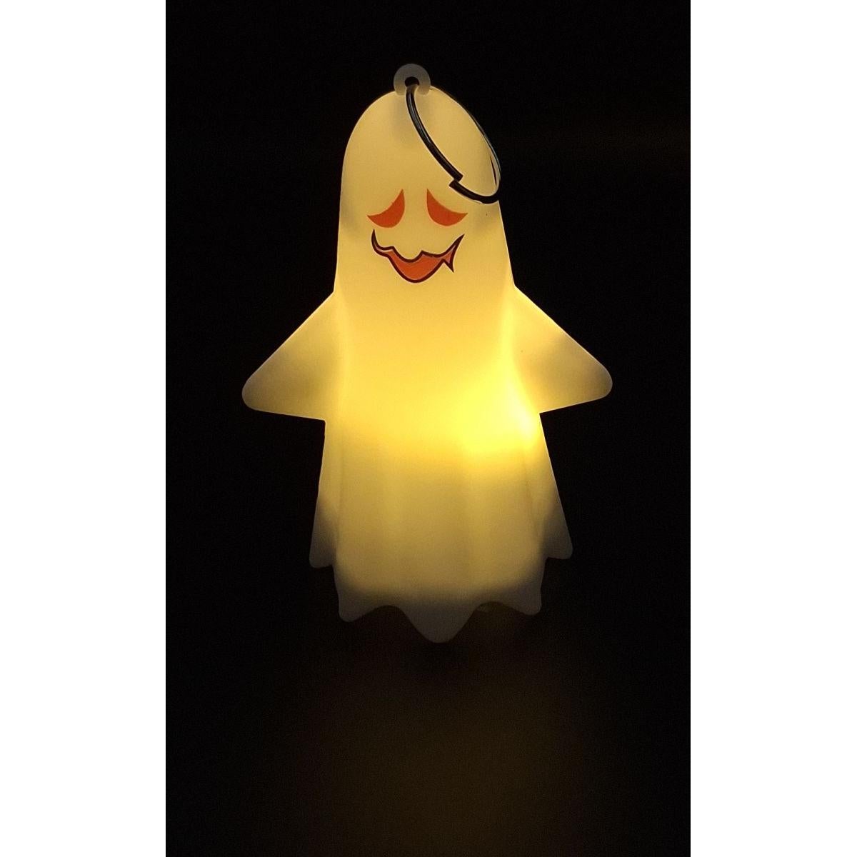 Zawieszka breloczek dekoracyjny Duch Led czerwone oczy - 2