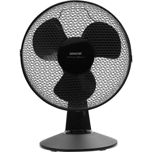 Ventilateur de bureau Sencor SFE 3011BK 30 cm noir 3 vitesses oscillation 90°