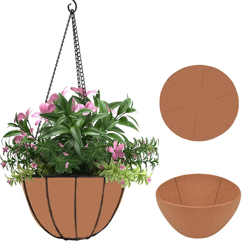 10 Ganci Per Cesti Sospesi In Plastica – Catene Con 3 Clip Per Appendere Fiori, Piante E Gabbie – Lunghezza 36 Cm - 2